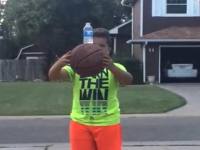 Bottle flip gone wrong